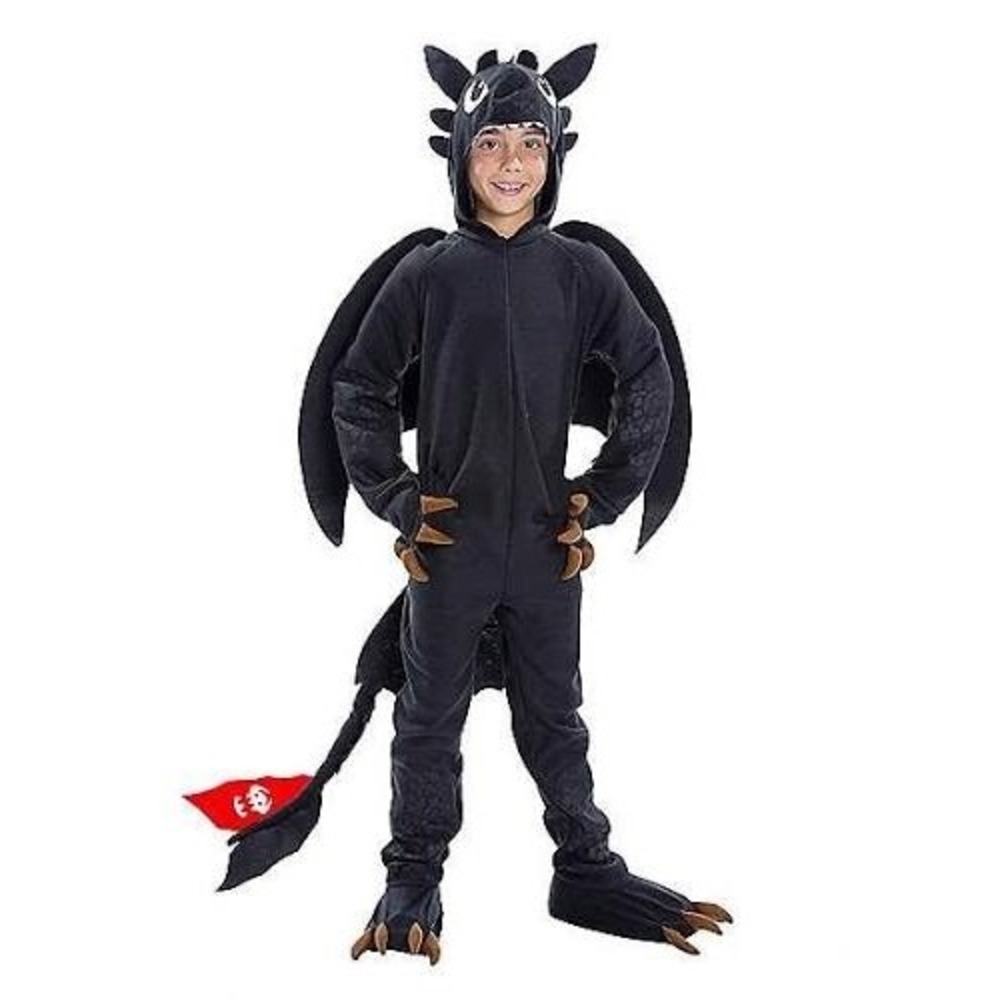 Halloween How to Train Your Dragon 2 Toothless Costume Kids M Black One Piece